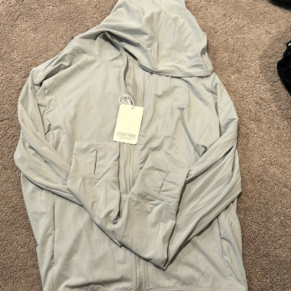 Light weight zip up jacket.